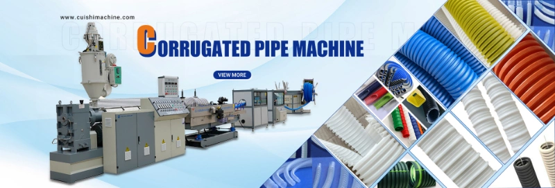 Plastic Extrusion Corrugated Hose Pipe Line /PVC PP PE PA EVA Double Wall Corrugated (DWC) Pipe / Electrical Corrugated Pipe/Tube Shrinking Machine