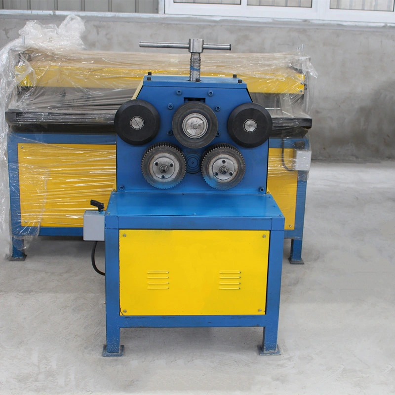 Electric Angle Crimping Flat Iron Channel Steel Rolling Pipe Bending Roller Machine