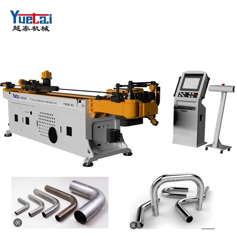 CE Certificate Electric Servo Hydraulic Stainless Steel Aluminum 1.5 Inch CNC Tube Bender Pipe Bending Machine with Mandrel and Push Rolling